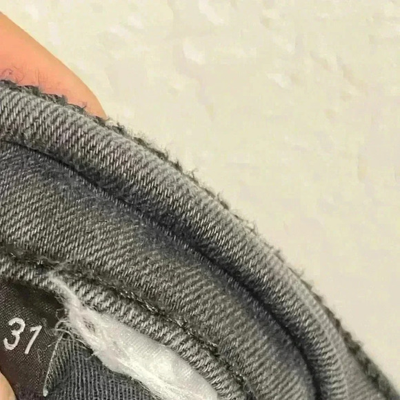 Hudson Grey Distressed Denim Jeans Womens Size 31 - Picture 5 of 6